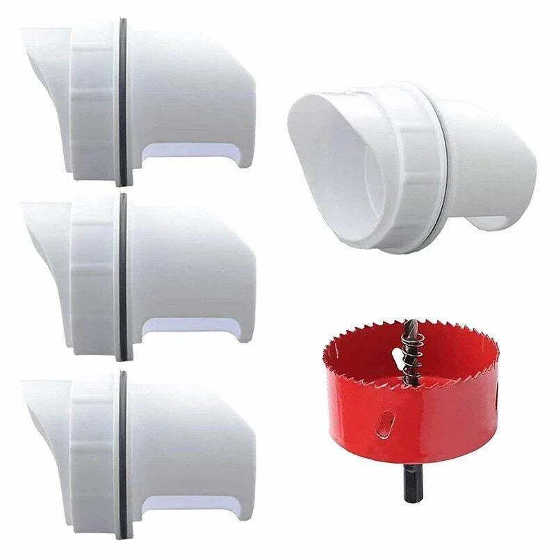 Poultry DIY Port PVC Gravity Fed Chicken Feeder for Hen Coop Farm Bucket Kit - 1 PC Hole Saw V528-CHICKENFEEDER-1HOLESAW-931759
