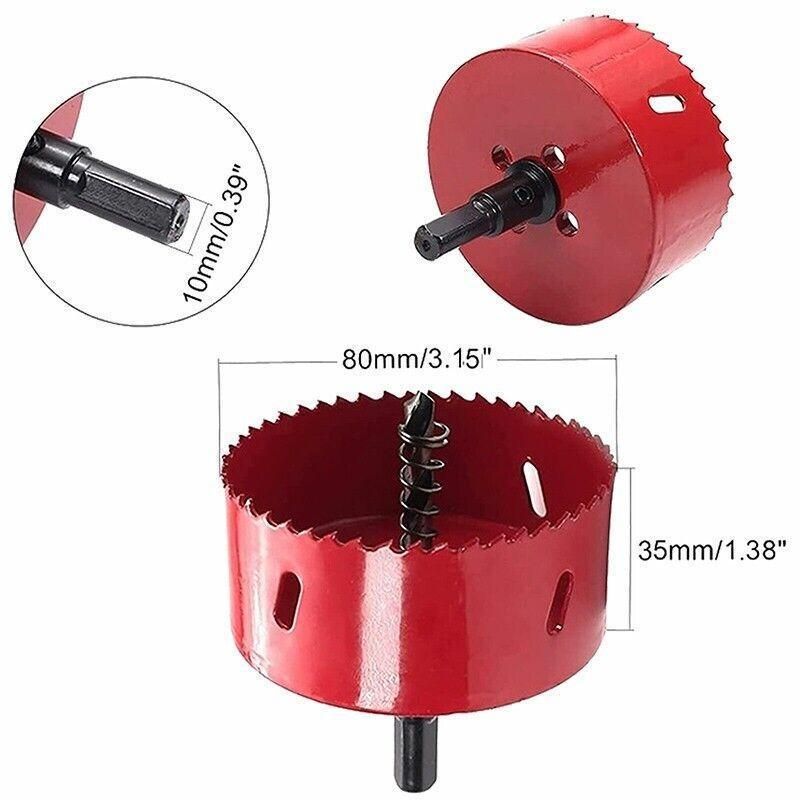 Poultry DIY Port PVC Gravity Fed Chicken Feeder for Hen Coop Farm Bucket Kit - 1 PC Hole Saw V528-CHICKENFEEDER-1HOLESAW-931759