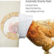 Poultry DIY Port PVC Gravity Fed Chicken Feeder for Hen Coop Farm Bucket Kit - 1 PC Hole Saw V528-CHICKENFEEDER-1HOLESAW-931759