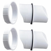 Poultry DIY Port PVC Gravity Fed Chicken Feeder for Hen Coop Farm Bucket Kit - 2 PCS Ports (No Hole Saw) V528-CHICKENFEEDER-2PORTS-433186