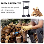 Manual Firewood Splitter Heavy Duty Log Wood Splitting Cutter Kindling Cracker V528-CHOP-FIREWOOD31-969254