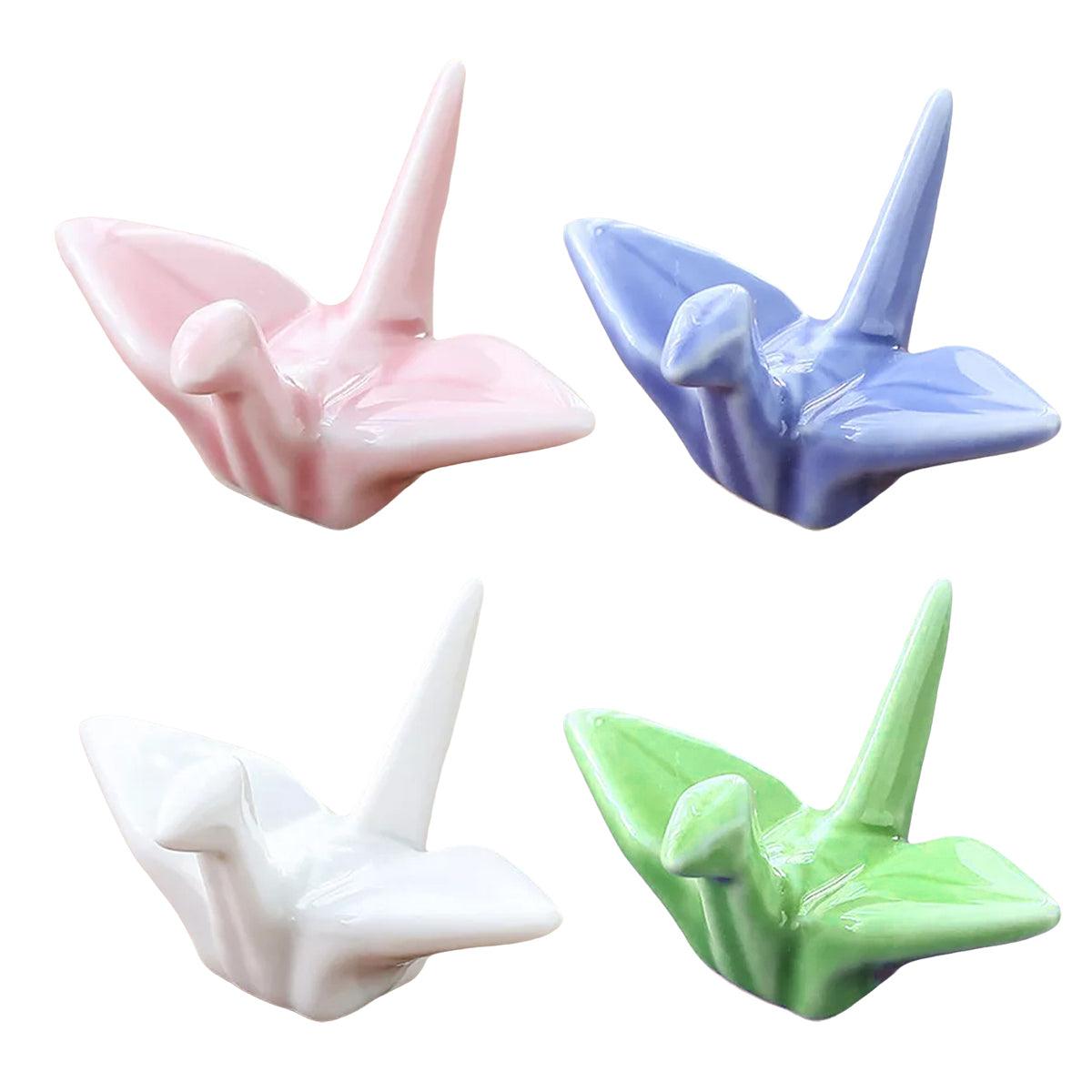 4pcs Ceramic Chopsticks Stand Set Decorative Ornaments for Home and Kitchen V528-CHOPSTICKS-STAND-4PCS-383319