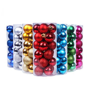 24Pcs/Pack Christmas Tree Xmas Balls Decorations Baubles Party Wedding Ornament - Gold V528-CHRISTMASBALL-GOLD-496171
