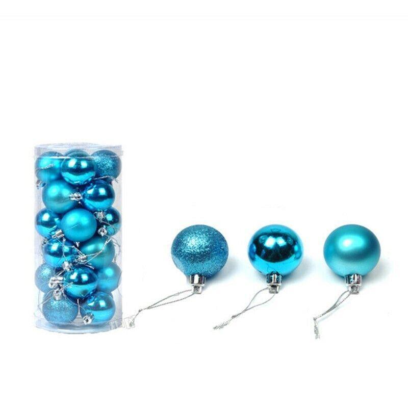 24Pcs/Pack Christmas Tree Xmas Balls Decorations Baubles Party Wedding Ornament - Gold V528-CHRISTMASBALL-GOLD-496171
