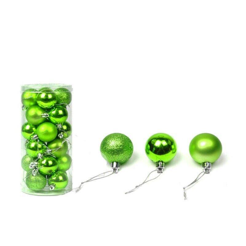 24Pcs/Pack Christmas Tree Xmas Balls Decorations Baubles Party Wedding Ornament - Gold V528-CHRISTMASBALL-GOLD-496171