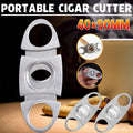 Cigar Cutter Double Blades Knife Scissors Stainless Steel Tobacco Tool V528-CIGARSCISSORS-44836