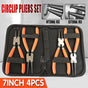 4 Pcs 7inch Circlip Plier Snap Ring Pliers Heavy Duty External Internal With Pouch V528-CIRCLIPPLIER-111103