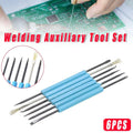 6pcs Soldering Iron Repair Kit Welding Fluxing Tools for Electronics Maintenance V528-CIRCUIT-BOARD-WELDING-993452