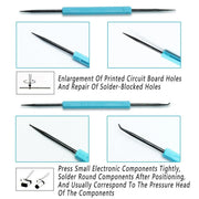6pcs Soldering Iron Repair Kit Welding Fluxing Tools for Electronics Maintenance V528-CIRCUIT-BOARD-WELDING-993452
