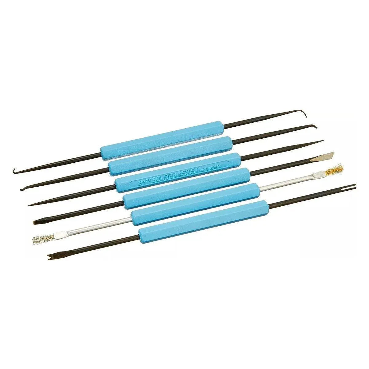 6pcs Soldering Iron Repair Kit Welding Fluxing Tools for Electronics Maintenance V528-CIRCUIT-BOARD-WELDING-993452