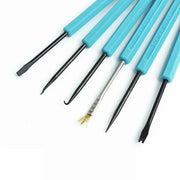 6pcs Soldering Iron Repair Kit Welding Fluxing Tools for Electronics Maintenance V528-CIRCUIT-BOARD-WELDING-993452