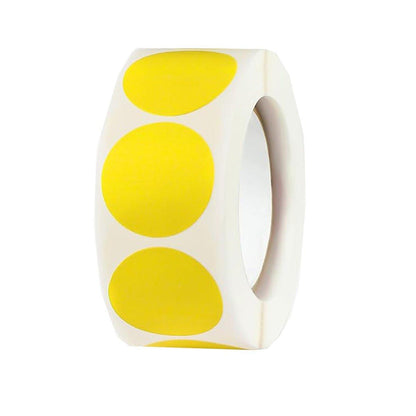 8 Rolls Colored Polka Dot Labels Round Seal Stickers Marking Round Sticker Set - White V528-CIRCULAR-STICKER-8ROLLS-C144-545208
