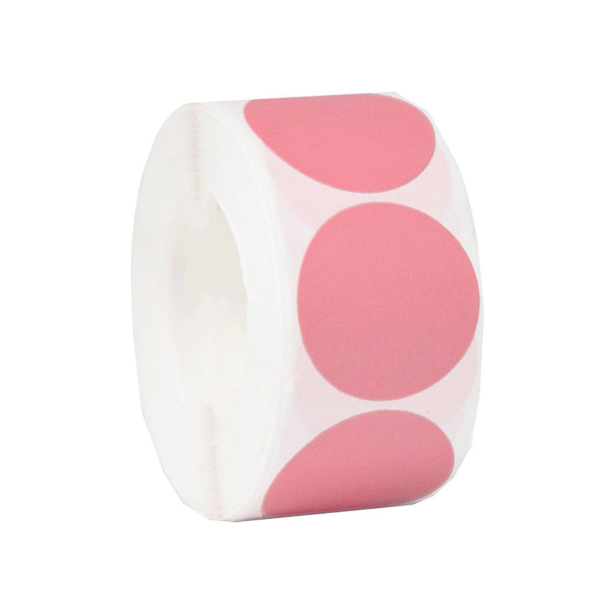 8 Rolls Colored Polka Dot Labels Round Seal Stickers Marking Round Sticker Set - White V528-CIRCULAR-STICKER-8ROLLS-C144-545208