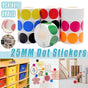 8 Rolls Colored Polka Dot Labels Round Seal Stickers Marking Round Sticker Set - Rose V528-CIRCULAR-STICKER-8ROLLS-C145-463095