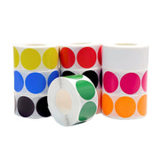 8 Rolls Colored Polka Dot Labels Round Seal Stickers Marking Round Sticker Set - Black V528-CIRCULAR-STICKER-8ROLLS-C149-803545