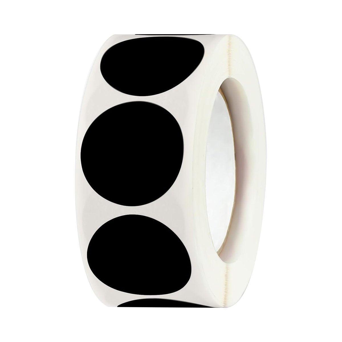 8 Rolls Colored Polka Dot Labels Round Seal Stickers Marking Round Sticker Set - Black V528-CIRCULAR-STICKER-8ROLLS-C149-803545