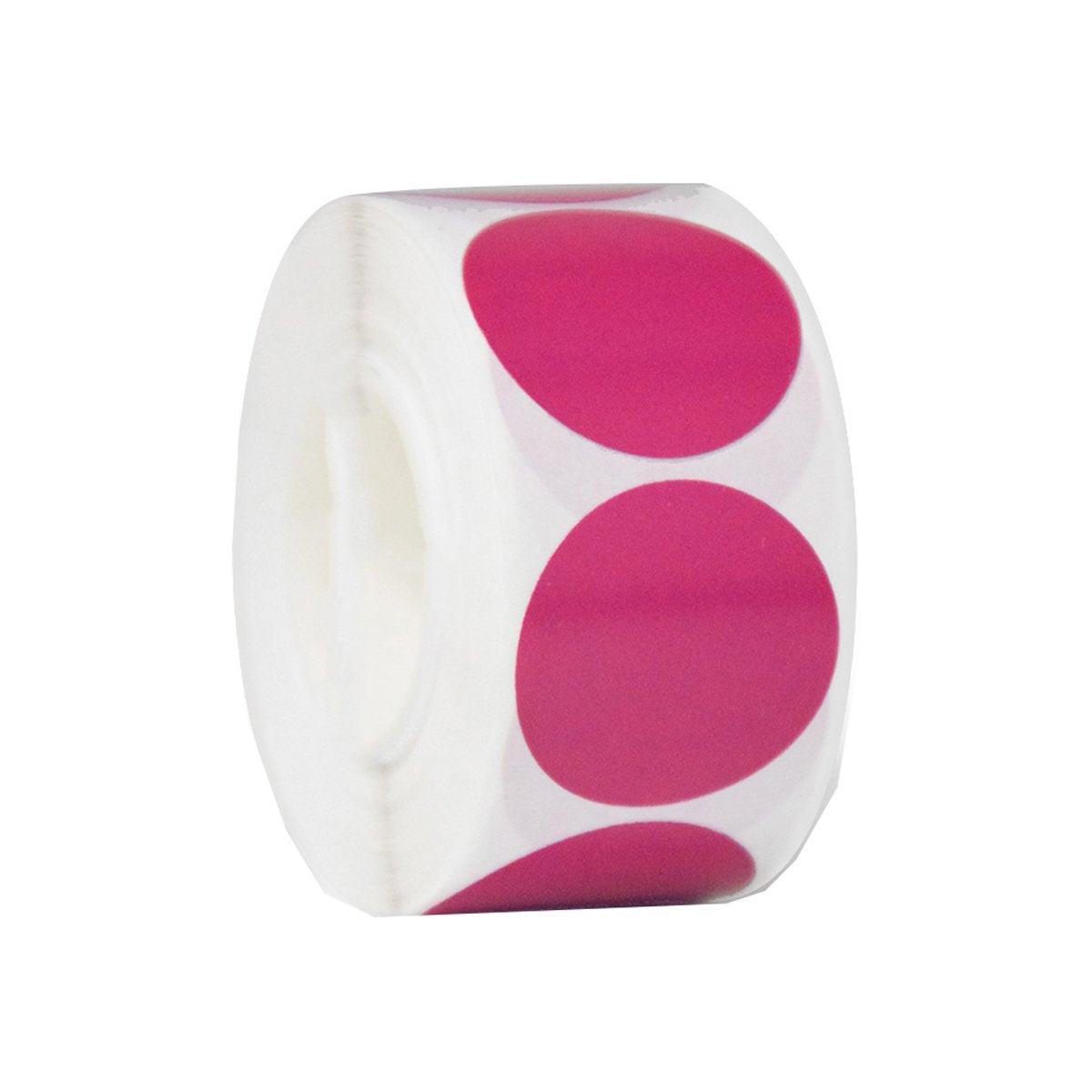8 Rolls Colored Polka Dot Labels Round Seal Stickers Marking Round Sticker Set - Black V528-CIRCULAR-STICKER-8ROLLS-C149-803545