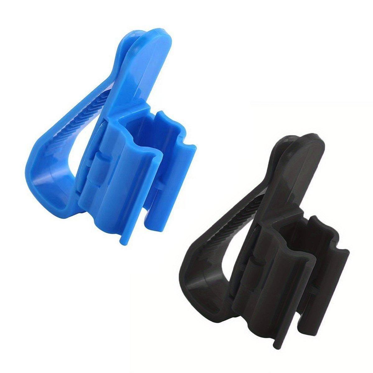 2/4/6PCS Aquarium Fish Tank Filtration Clip Water Tube Hose Clamp Holder Set - Black-2PCS V528-CLAMP-BLACK-2PCS-795428