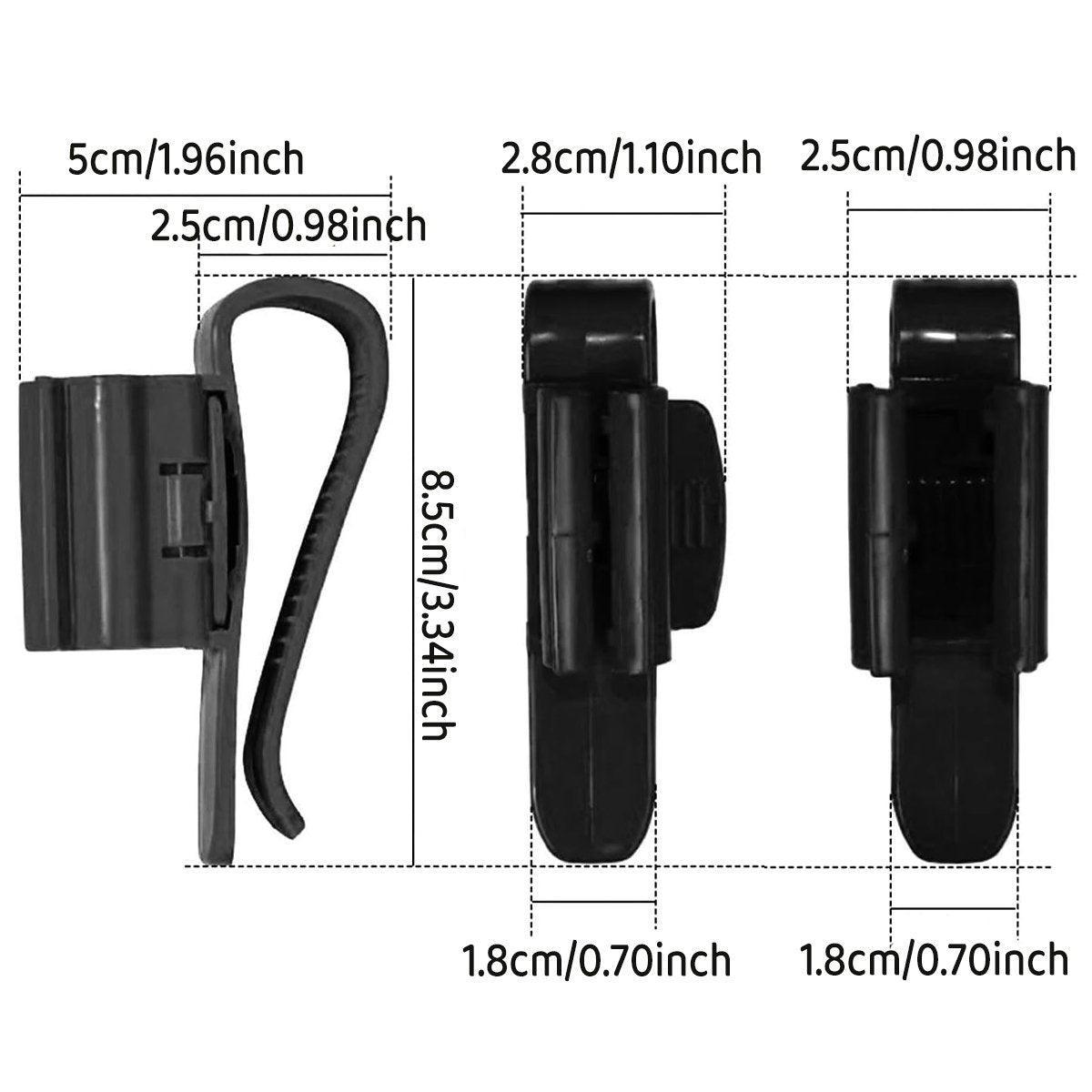 2/4/6PCS Aquarium Fish Tank Filtration Clip Water Tube Hose Clamp Holder Set - Black-2PCS V528-CLAMP-BLACK-2PCS-795428
