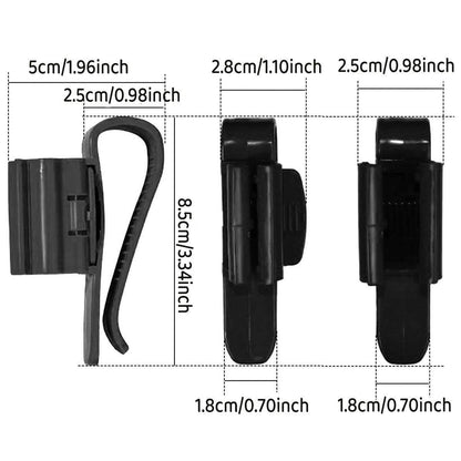 2/4/6PCS Aquarium Fish Tank Filtration Clip Water Tube Hose Clamp Holder Set - Black-2PCS V528-CLAMP-BLACK-2PCS-795428