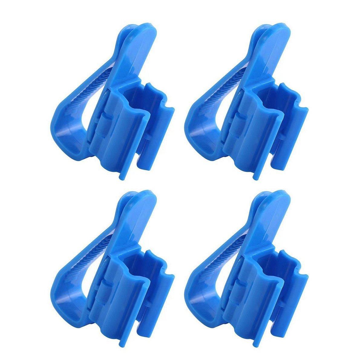 2/4/6PCS Aquarium Fish Tank Filtration Clip Water Tube Hose Clamp Holder Set - Black-2PCS V528-CLAMP-BLACK-2PCS-795428