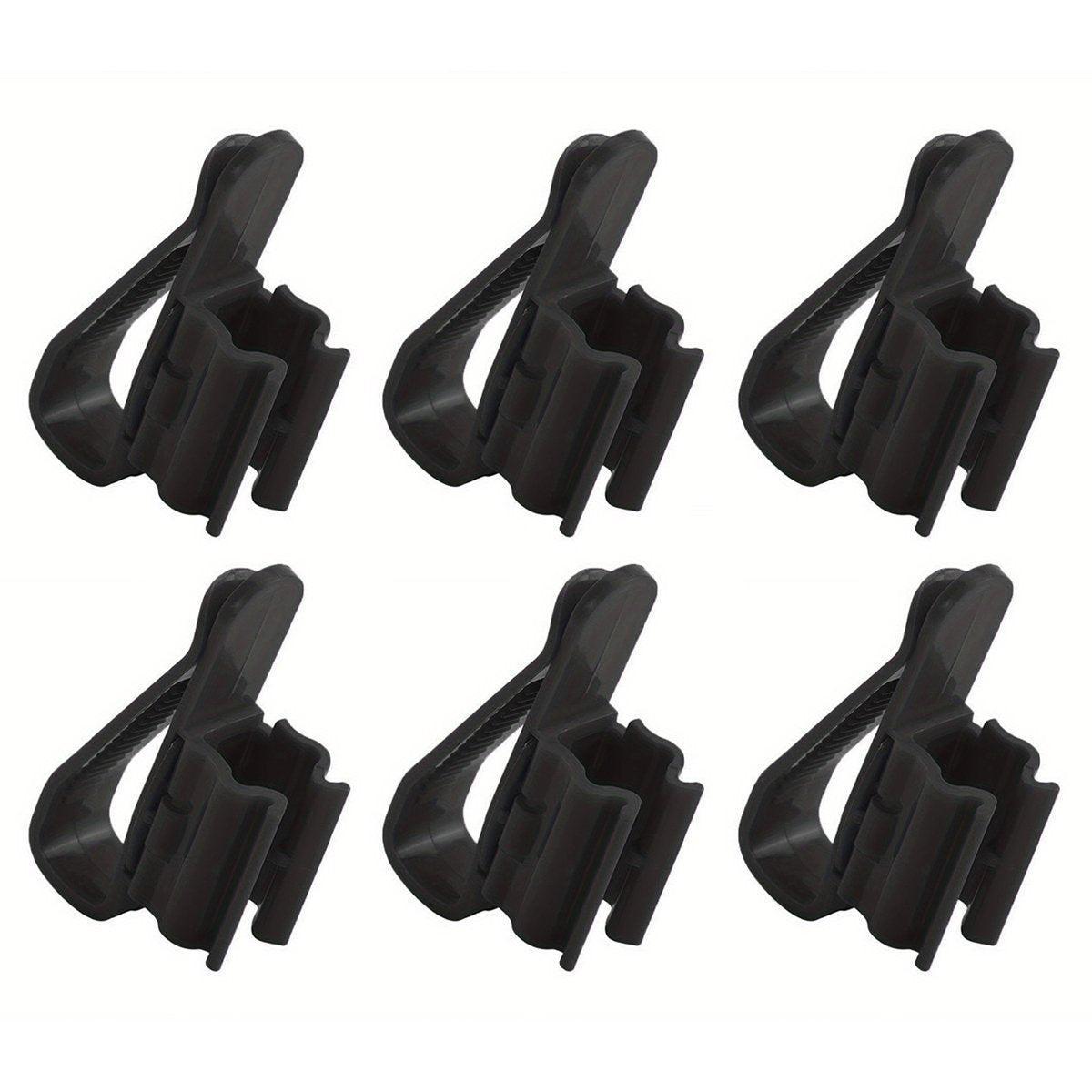 2/4/6PCS Aquarium Fish Tank Filtration Clip Water Tube Hose Clamp Holder Set - Black-2PCS V528-CLAMP-BLACK-2PCS-795428