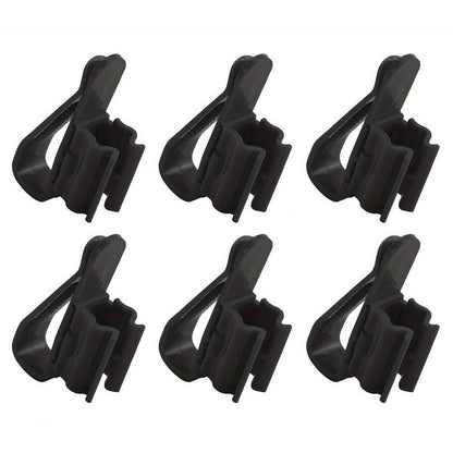 2/4/6PCS Aquarium Fish Tank Filtration Clip Water Tube Hose Clamp Holder Set - Black-2PCS V528-CLAMP-BLACK-2PCS-795428