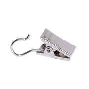 50PCS Stainless Steel Curtain Clip Hooks Strong Load-bearing Shower Accessories - Copper V528-CLAMP-COPPER-50PCS-173525