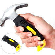 Stubby Claw Hammer Drop Forged Steel All Purpose Rubber Grip 8Oz Small Area V528-CLAWHAMMER-349186