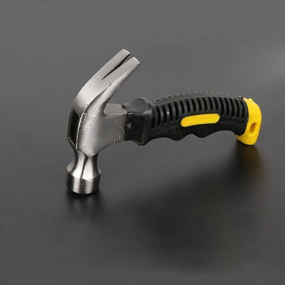 Stubby Claw Hammer Drop Forged Steel All Purpose Rubber Grip 8Oz Small Area V528-CLAWHAMMER-349186