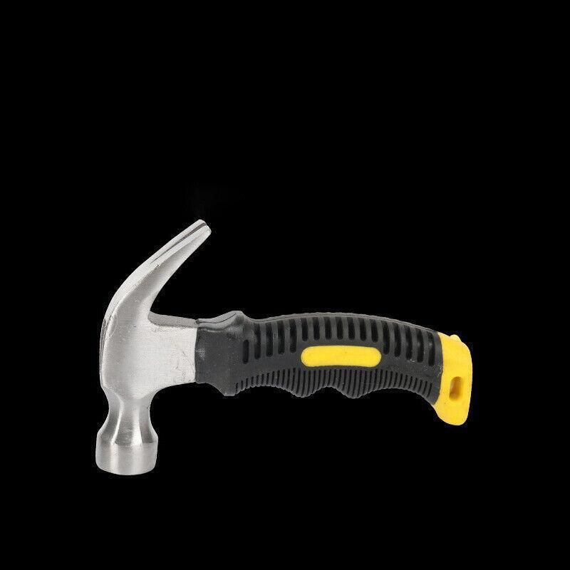 Stubby Claw Hammer Drop Forged Steel All Purpose Rubber Grip 8Oz Small Area V528-CLAWHAMMER-349186