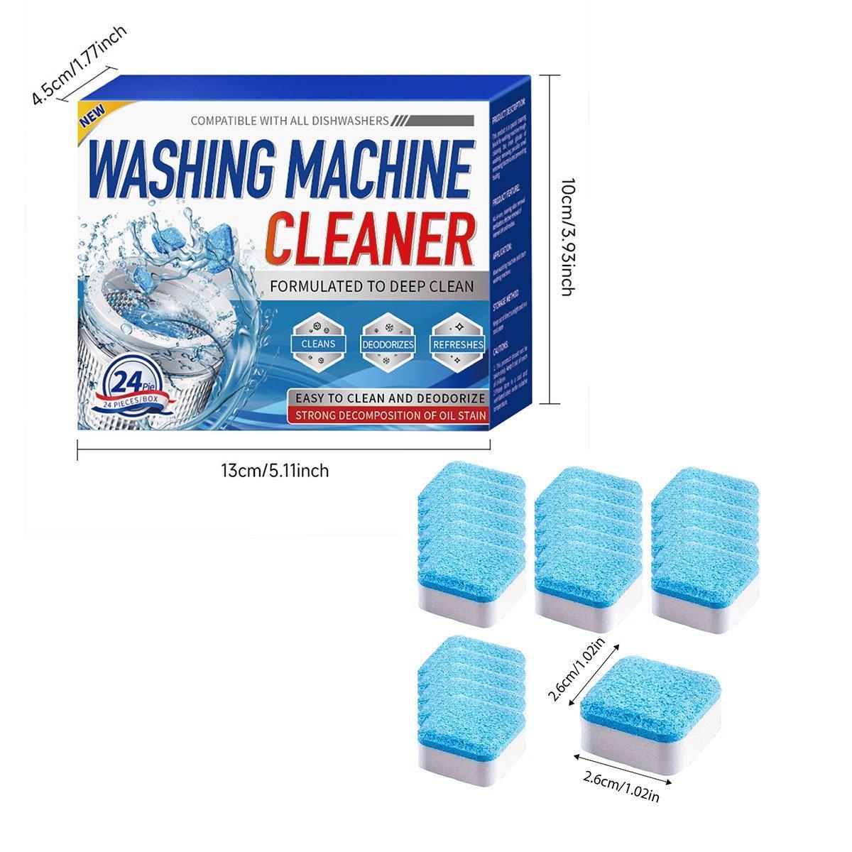 24PCS Washing Machine Cleaner Tablets Disinfectant Effervescent Stain Remover V528-CLEAN-24PCS-270504