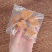 100X Translucent Plastic Candy Packaging Bags Self Adhesive Cookie Biscuit Bags - 10*15 V528-CLEAR102SIZE-10-1346623