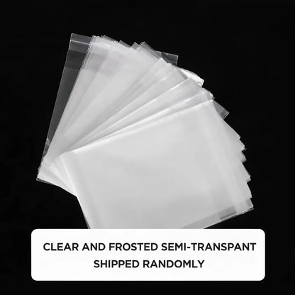 100X Translucent Plastic Candy Packaging Bags Self Adhesive Cookie Biscuit Bags - 10*15 V528-CLEAR102SIZE-10-1346623