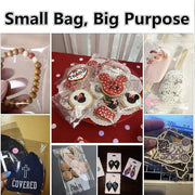 100X Translucent Plastic Candy Packaging Bags Self Adhesive Cookie Biscuit Bags - 10*15 V528-CLEAR102SIZE-10-1346623
