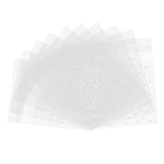 100X Translucent Plastic Candy Packaging Bags Self Adhesive Cookie Biscuit Bags - 8*10 V528-CLEAR8-SIZE-8-1081812