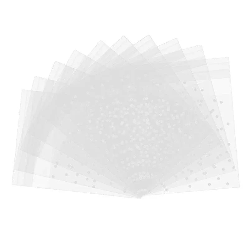 100X Translucent Plastic Candy Packaging Bags Self Adhesive Cookie Biscuit Bags - 8*10 V528-CLEAR8-SIZE-8-1081812