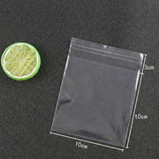 100X Translucent Plastic Candy Packaging Bags Self Adhesive Cookie Biscuit Bags - 8*10 V528-CLEAR8-SIZE-8-1081812