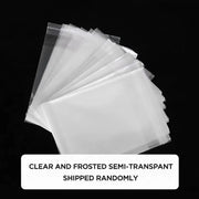 100X Translucent Plastic Candy Packaging Bags Self Adhesive Cookie Biscuit Bags - 8*10 V528-CLEAR8-SIZE-8-1081812
