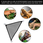 2x Reptile Hammock for Small Large Bearded Dragon Lizard Reptile Snakes Black - Small V528-CLIMBING-NET-2PCS-33-33-33-799589