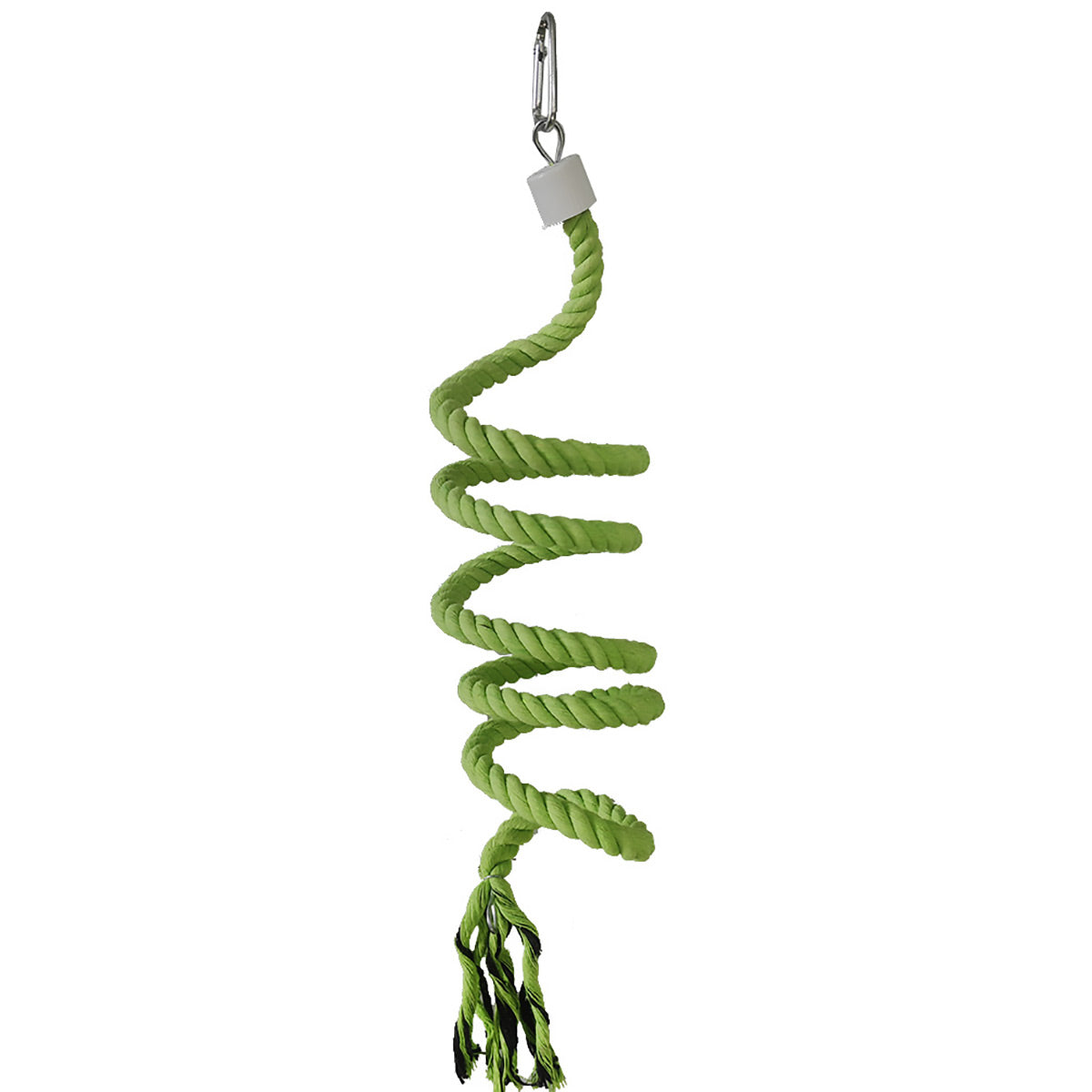 Bird Climbing Rope Toy Cotton Spiral Ladder Parrot Cage Hanging Swing Pet Toy - Gradient colour V528-CLIMBING-ROPE-JBS-330880