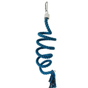 Bird Climbing Rope Toy Cotton Spiral Ladder Parrot Cage Hanging Swing Pet Toy - Gradient colour V528-CLIMBING-ROPE-JBS-330880