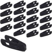 Clothes Drying Clips 20 Pack Velvet Flocking Trouser Pegs Hanger Grip Clamp Set - Rose Red V528-CLIP-20PCS-ROSE-RED-648510