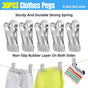 30pcs Multi Functional Stainless Steel Clothes Drying Clips Windproof Clips V528-CLIP-30PCS-GREY-780227