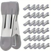 30pcs Multi Functional Stainless Steel Clothes Drying Clips Windproof Clips V528-CLIP-30PCS-GREY-780227