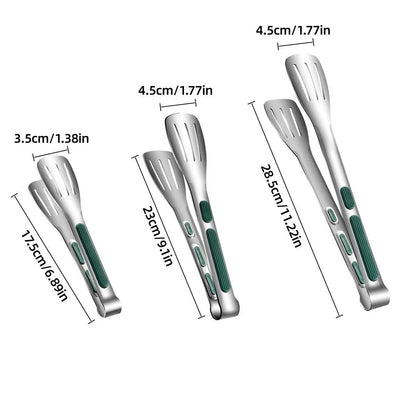 3pcs Stainless Steel Food Holders Kitchen Grill Steak Food Holder Cooking Tools V528-CLIP-3PCS-847043