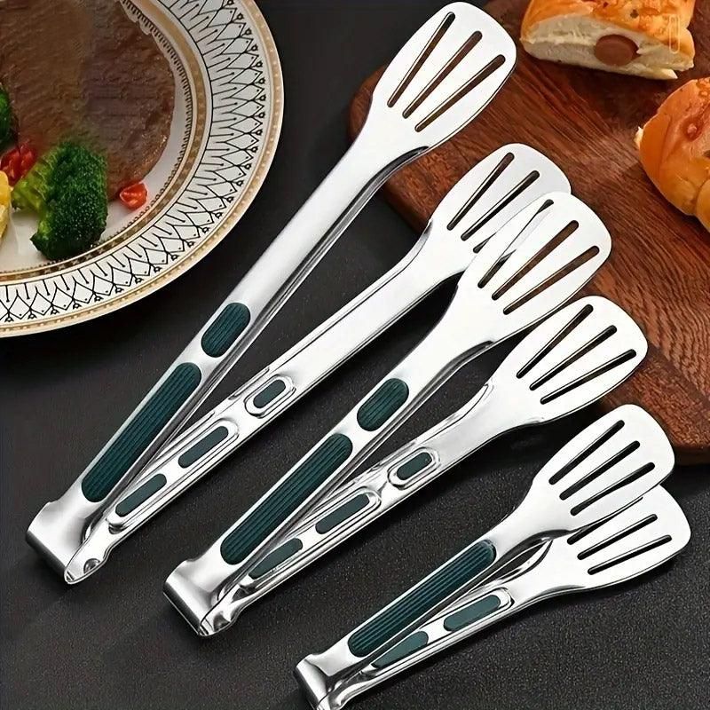 3pcs Stainless Steel Food Holders Kitchen Grill Steak Food Holder Cooking Tools V528-CLIP-3PCS-847043