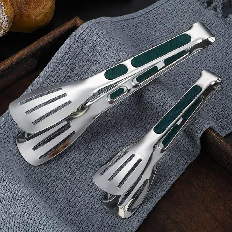 3pcs Stainless Steel Food Holders Kitchen Grill Steak Food Holder Cooking Tools V528-CLIP-3PCS-847043