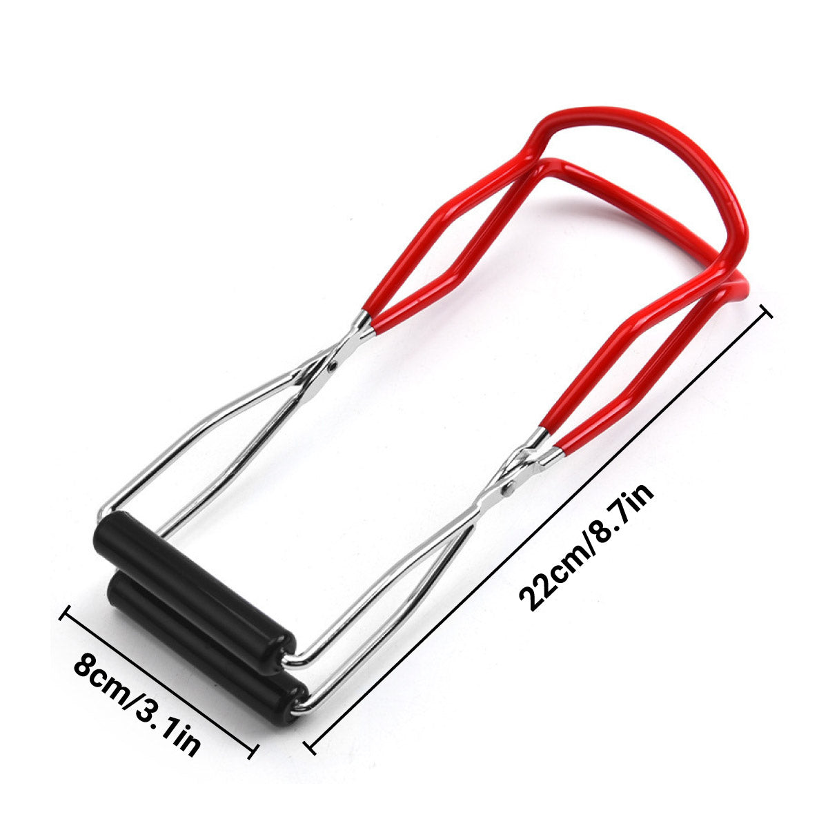 Stainless Steel Canning Jar Lifter Anti-Slip Lifting Tongs Gripper Anti-scalding - Green V528-CLIP-GREEN-135833