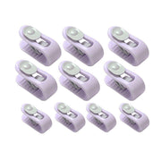 10/20pcs Quilt Retainer Cover Clips Invisible Needle-Free Thumb Buckle Bedding - Pink+Green-20PCS V528-CLIP-PINK-GREEN-20PCS-436289